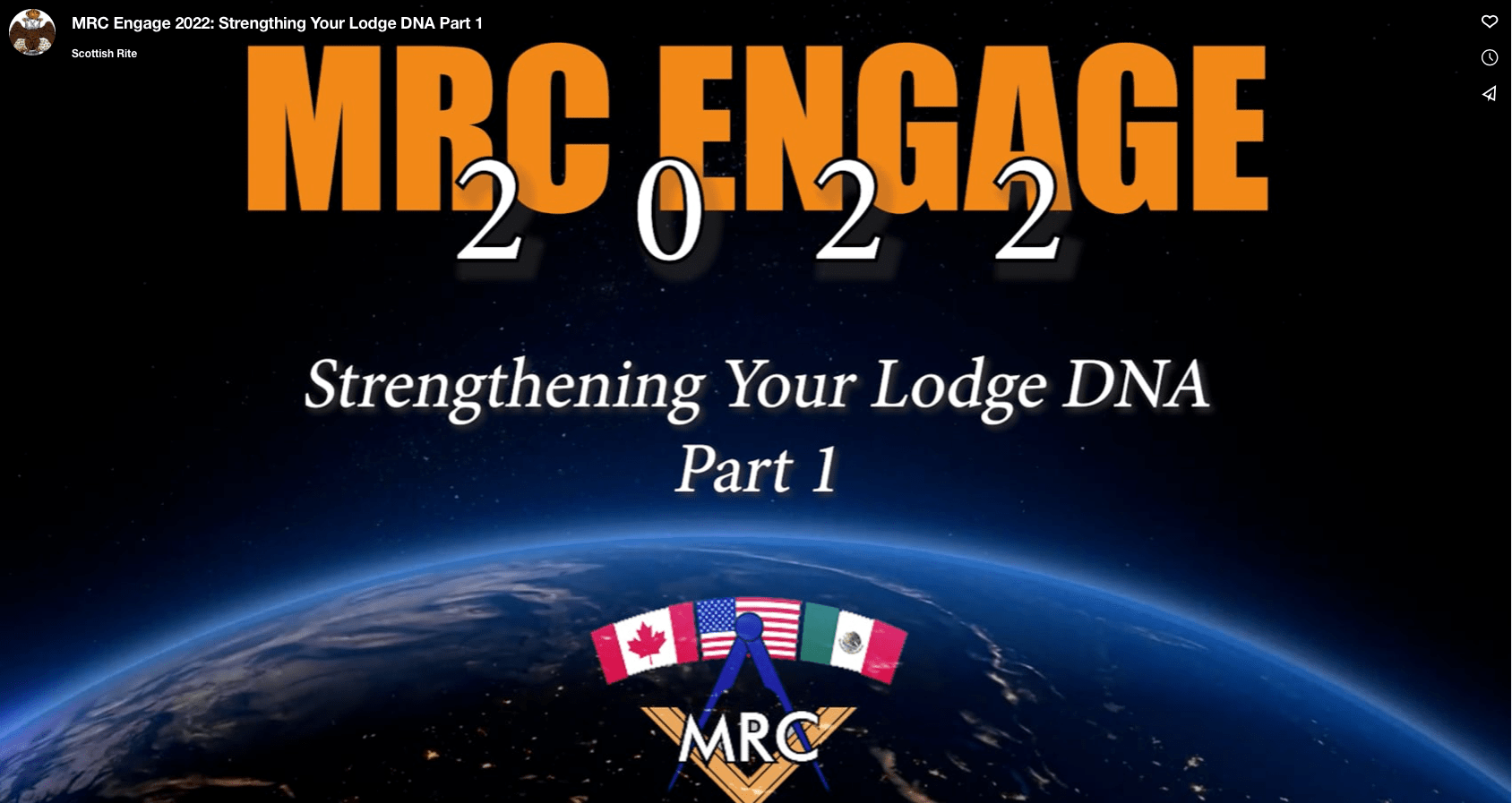Strengthening Your Lodge DNA video link